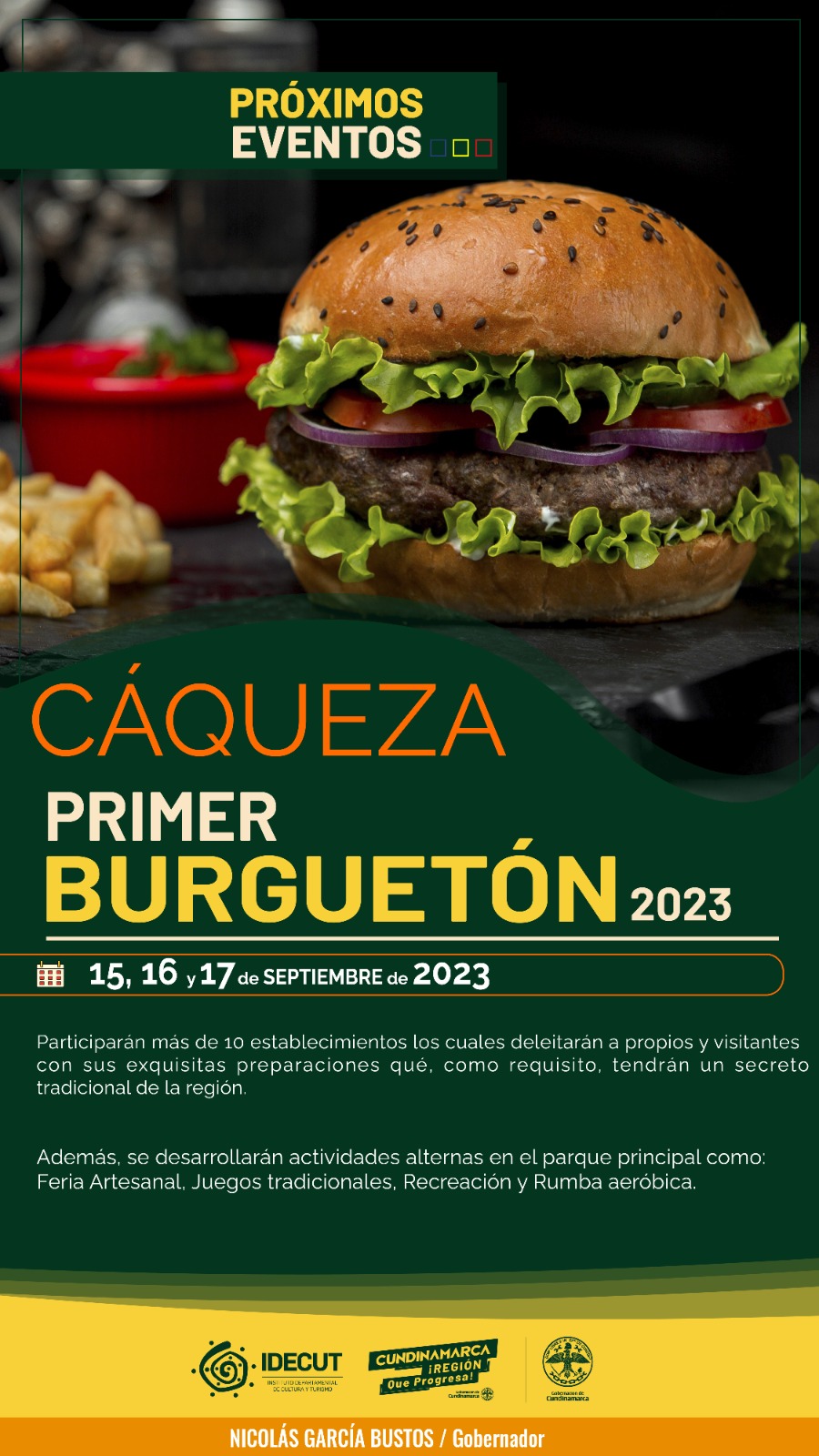 Burguetón 2023 en Cáqueza, Cundinamarca