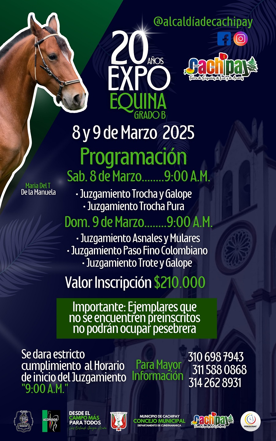 CACHIPAY EXPO EQUINA MARZO